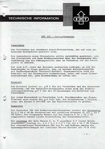 EMT 928 – Servicehinweise