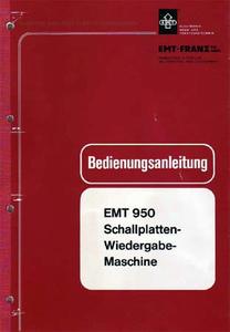 EMT 950 – Bedienungsanleitung (DE)