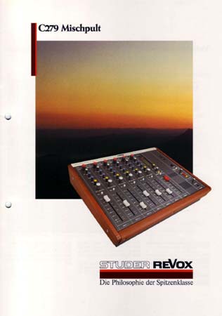 ReVox C279 – Verkaufsprospekt