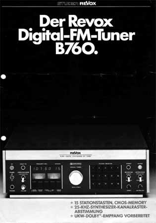 ReVox B760 Digital-FM-Tuner