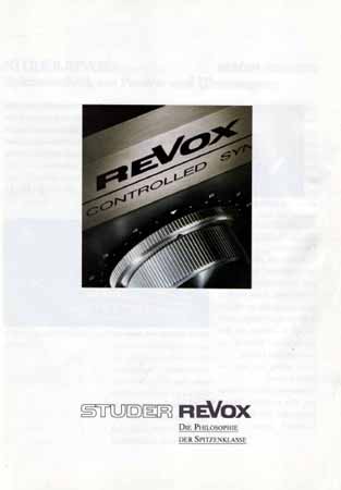 ReVox 1983 – Gesamtprospekt