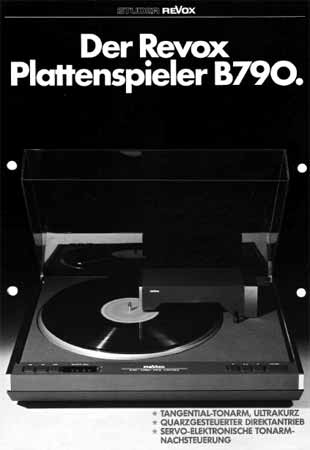 ReVox B790 – Schaltungssammlung – Set of schematics (DE/EN/FR)