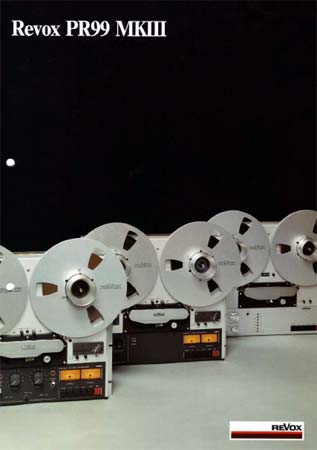 ReVox PR 99 MK III – Verkaufsprospekt