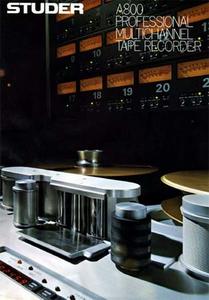 STUDER A800 – Professional Multichannel Tape Recorder (DE / EN)