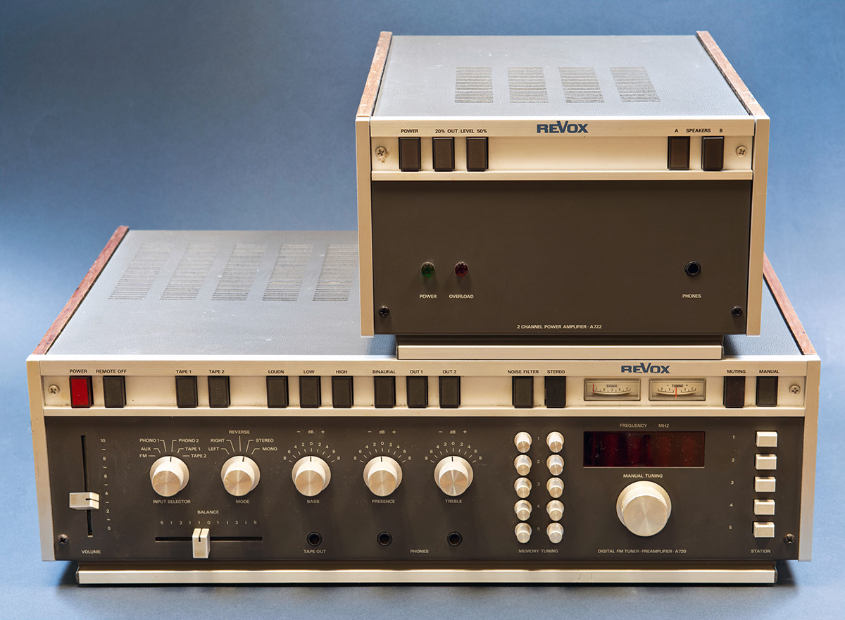 ReVox A720 und A722 - Frontansicht