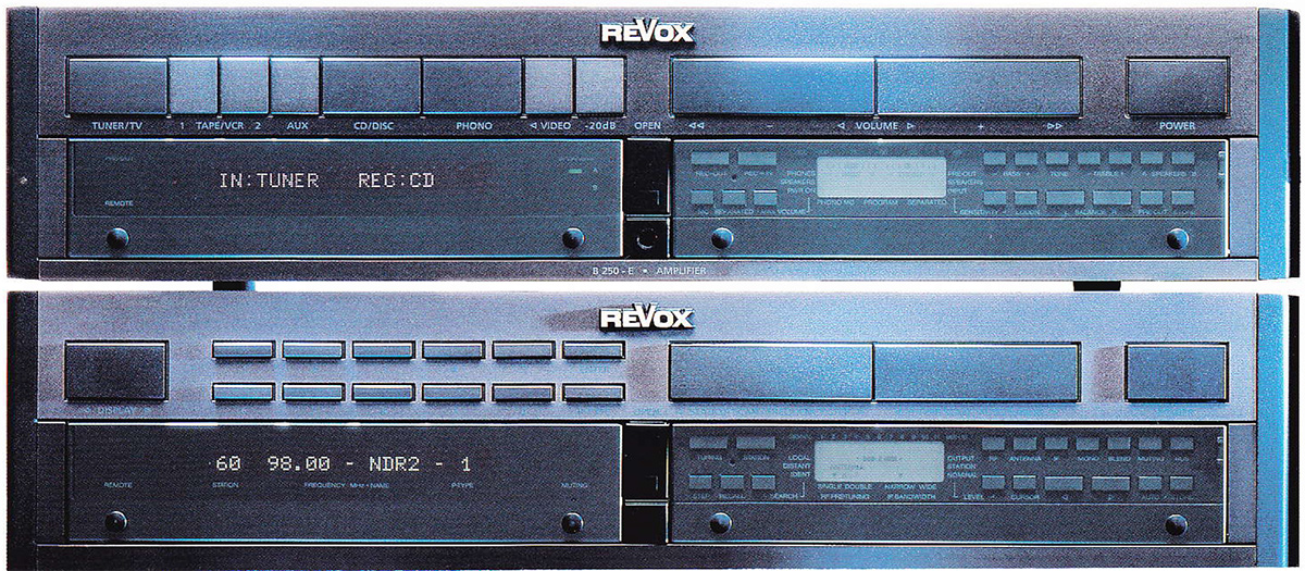 ReVox E-Serie - bestehend aus (von unten nach oben) B250-E und B260-E