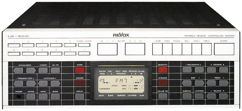 ReVox B286 – Bedienungsanleitung (DE)