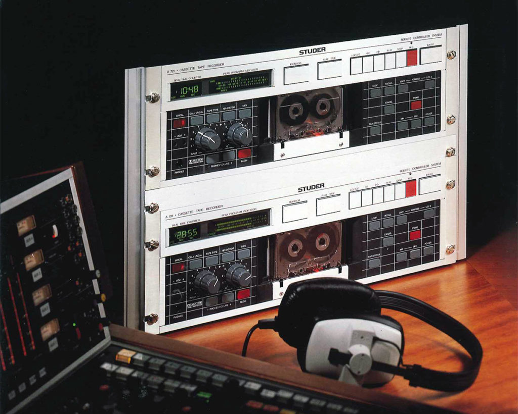 STUDER A721 im Produktionsstudio