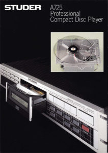 STUDER A725 - Professional Compact Disc Player