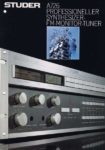 STUDER A726 - Professioneller Synthesizer FM Monitor Tuner