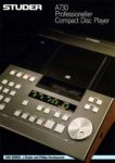 STUDER A730 - Professioneller Compact Disc Player