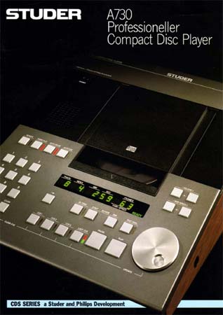 STUDER A730 – Professioneller Compact Disc Player