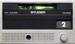 Die CD-Schublade des STUDER D731.