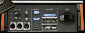STUDER A730 - Anschlüsse an der Rückseite